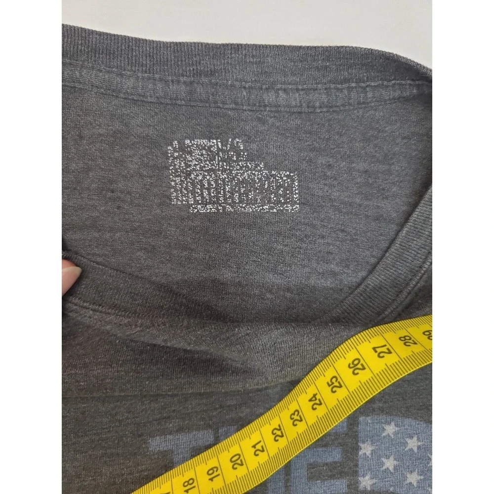 North Face Shirt Mens Large Short Sleeve Crew Neck Lightweight‎ Gray